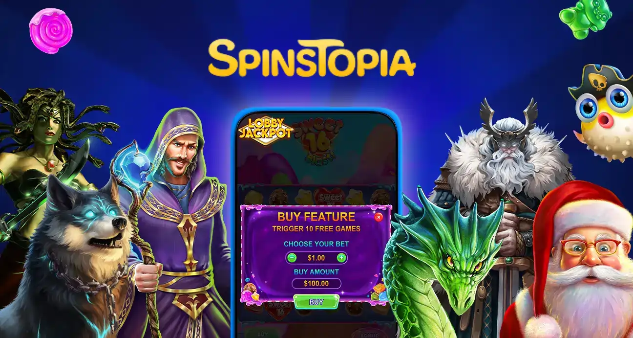 SpinsTopia Casino App Screenshot